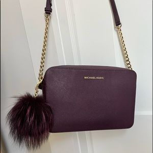 Michaels Kors discontinued color! Crossbody and puff keychain